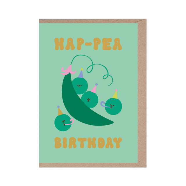 Rumble Cards - Hap-pea Birthday card | Scout & Co
