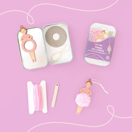 Cotton Twist - Make Your Own Pom Pom Ballerina decoration kit | Scout & Co