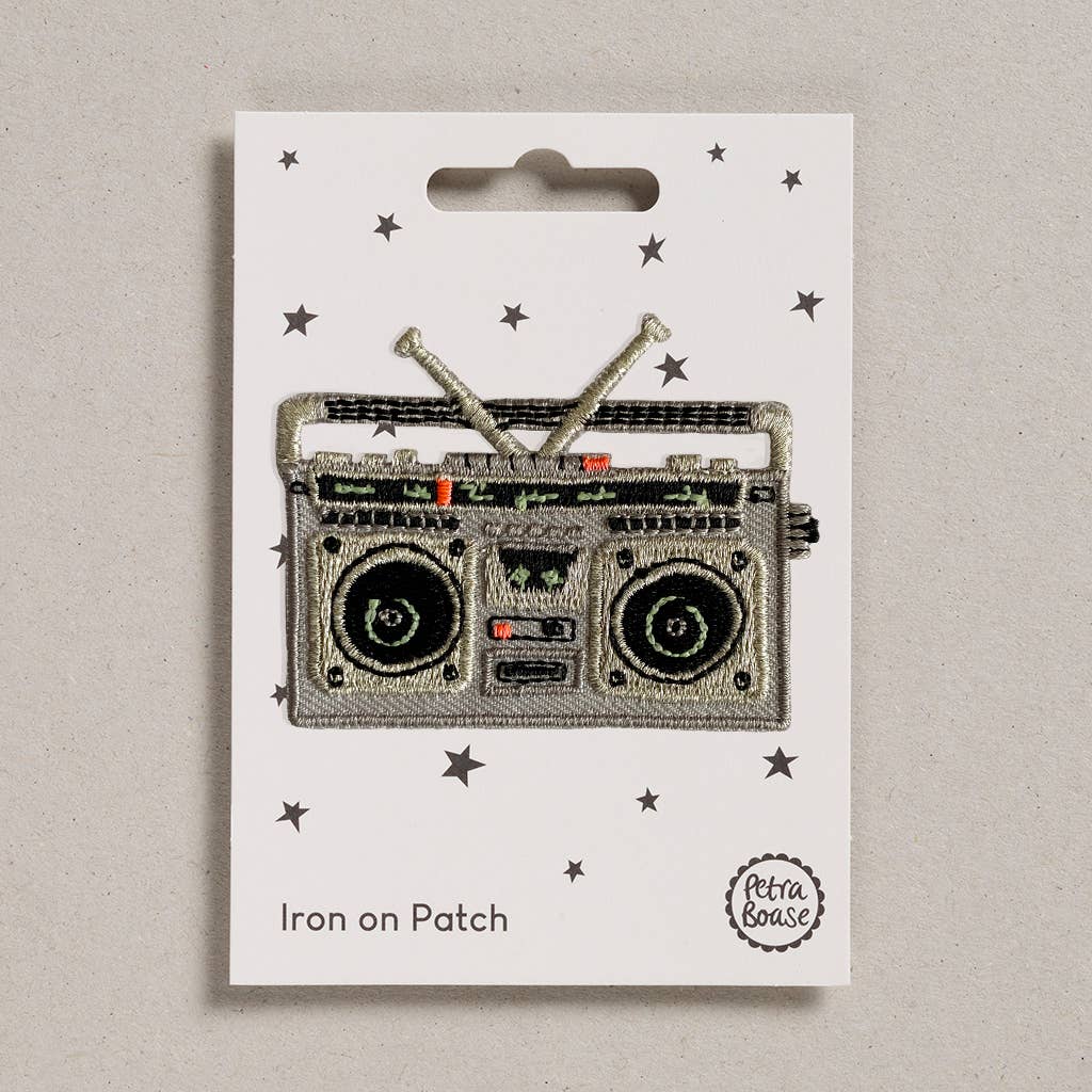 Petra Boase - Iron on Patch - Boom Box | Scout & Co