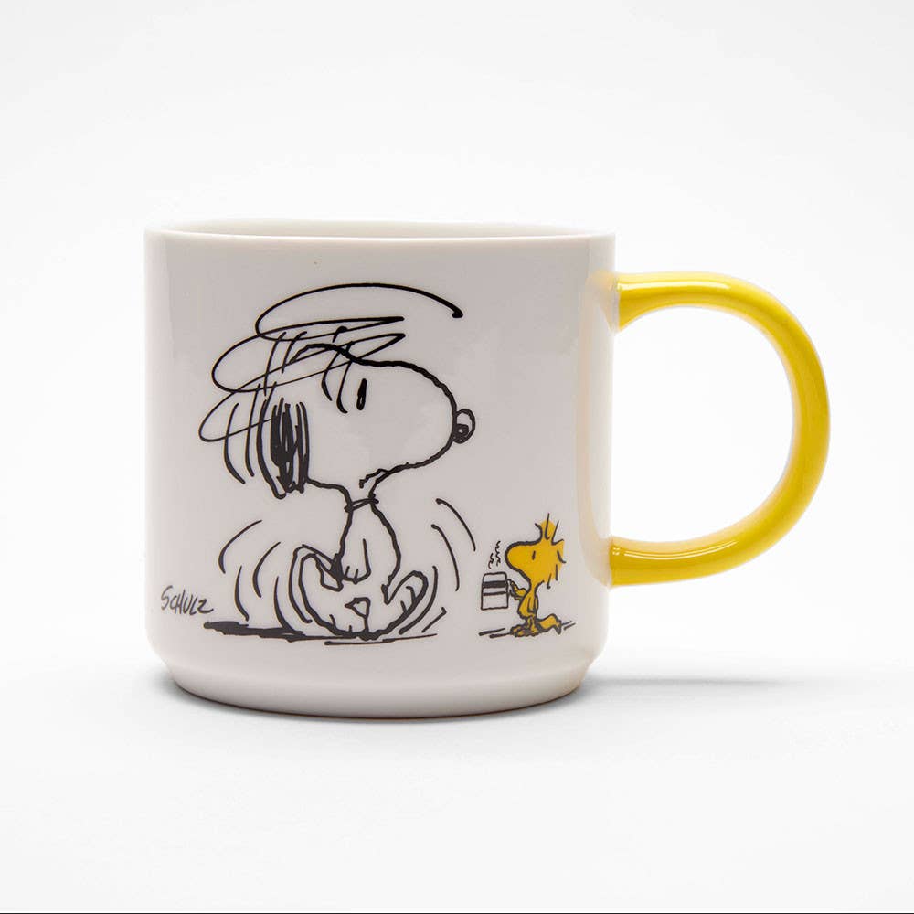 Magpie x Peanuts - Snoopy 'I'm not worth a thing before coffee' mug | Scout & Co