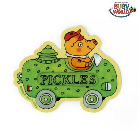 3P4 x Richard Scarry - Pickle Car sticker | Scout & Co