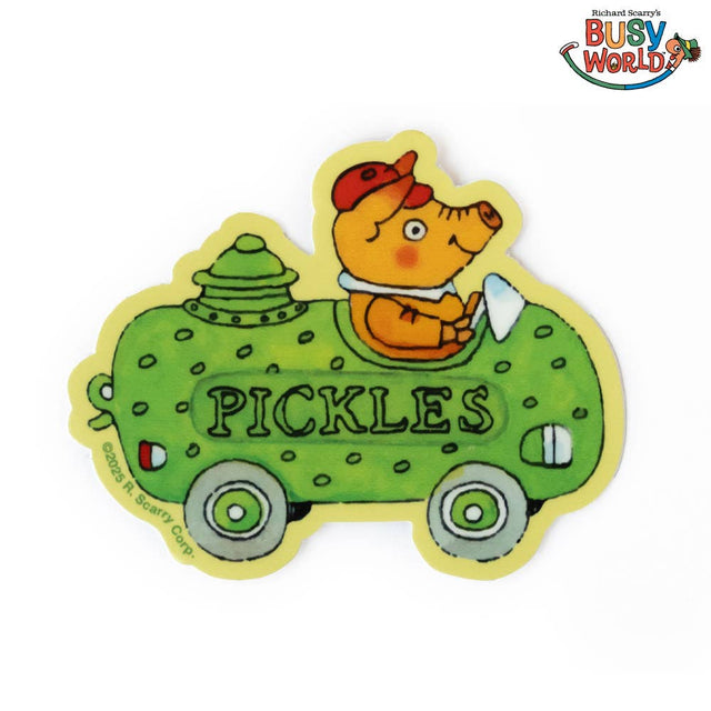 3P4 x Richard Scarry - Pickle Car sticker | Scout & Co