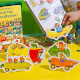 Studio Boketto x Richard Scarry - Bananas Gorilla Car die-cut card | Scout & Co