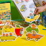 Studio Boketto x Richard Scarry - Carrot Bunny car die-cut card | Scout & Co