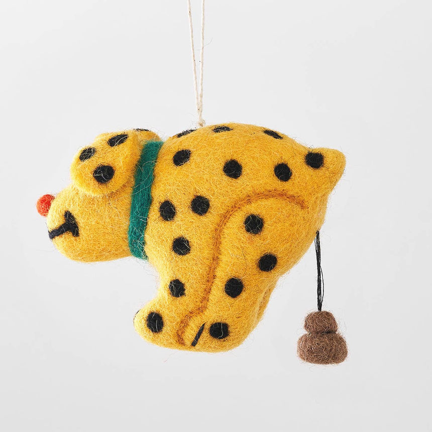 Wrap - Len Dog hanging felt ornament | Scout & Co