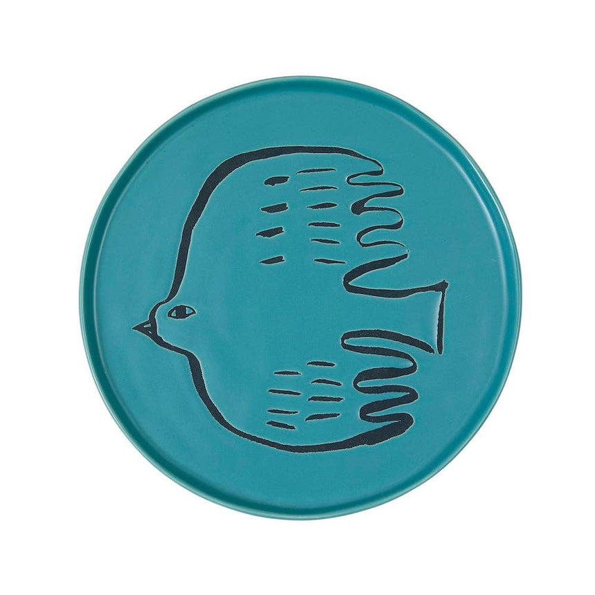 Donna Wilson - Bluebird ceramic plate | Scout & Co