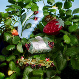 Winona Irene - Strawberry Fields White Rabbit hair claw | Scout & Co