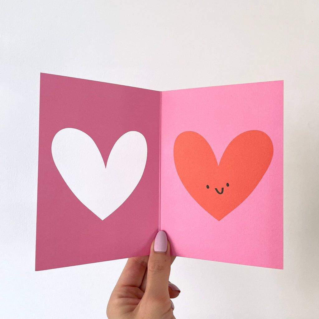 Rumble Cards - Love Heart die cut card | Scout & Co