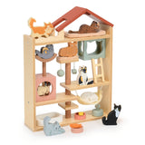 Tender Leaf Toys - Purrfect Stay Cat Hotel wooden play set | Scout & Co