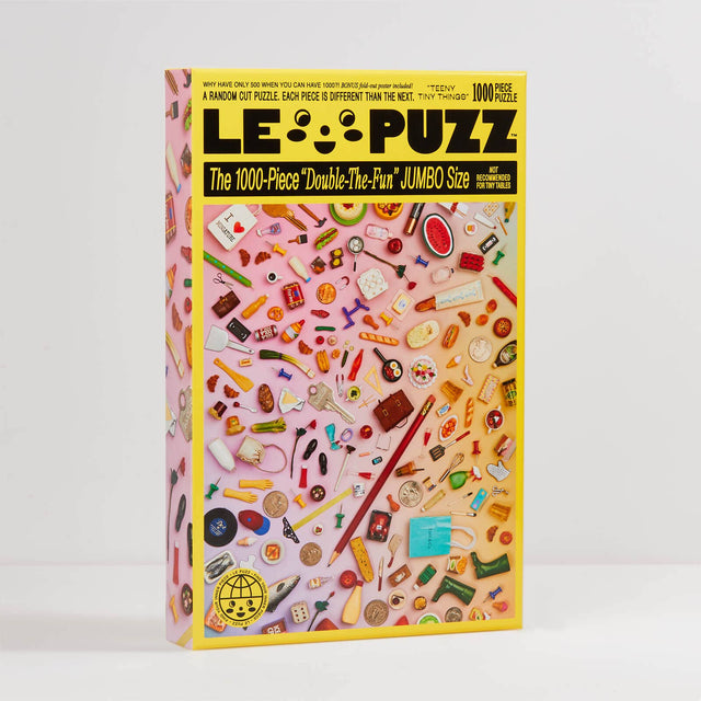 Le Puzz - Teeny Tiny Things 1000-piece jigsaw puzzle | Scout & Co