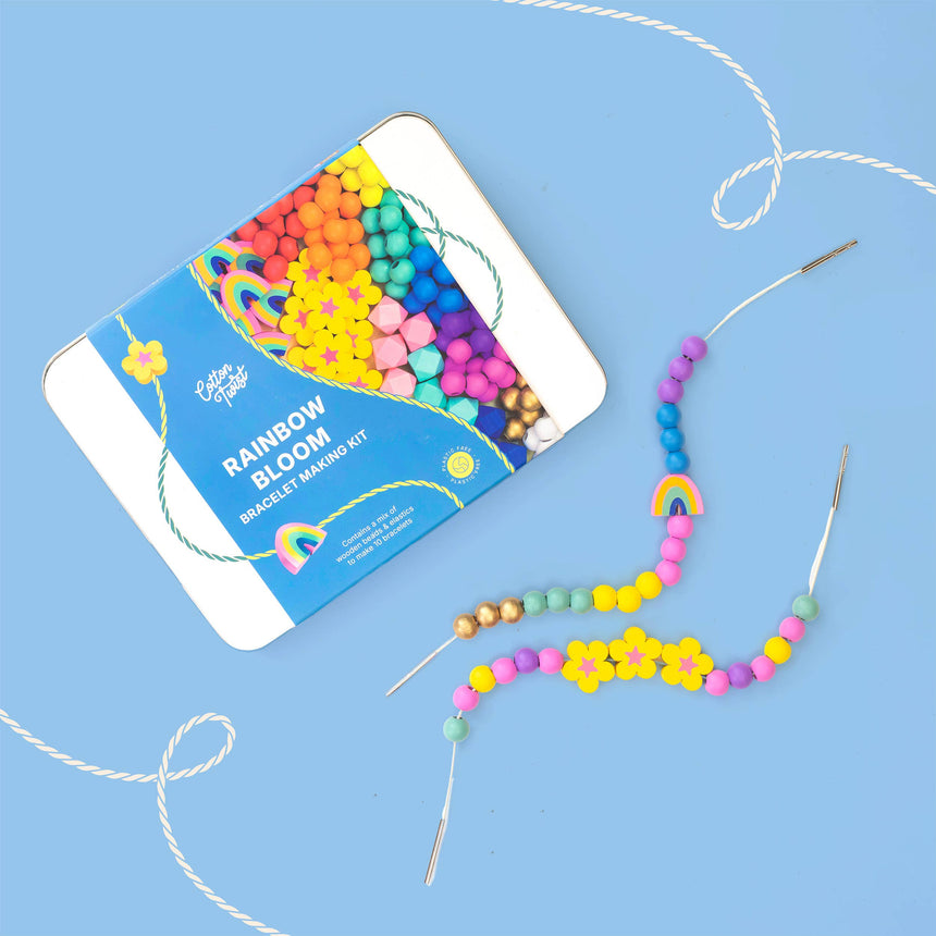 Cotton Twist - Rainbow Bloom Bracelet Making Kit | Scout & Co