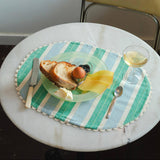 Tarta Gelatina - Biscuit Placemats (Set of 2) - Green / Blue | Scout & Co