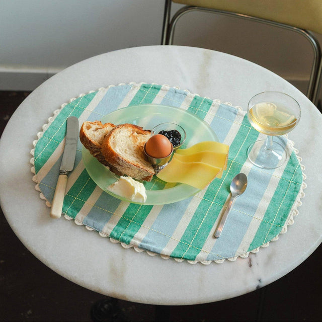 Tarta Gelatina - Biscuit Placemats (Set of 2) - Green / Blue | Scout & Co