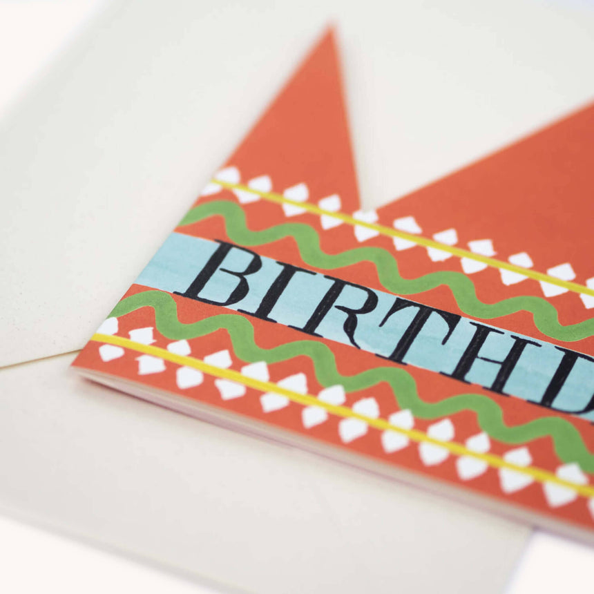 Hadley - Birthday King party hat card | Scout & Co