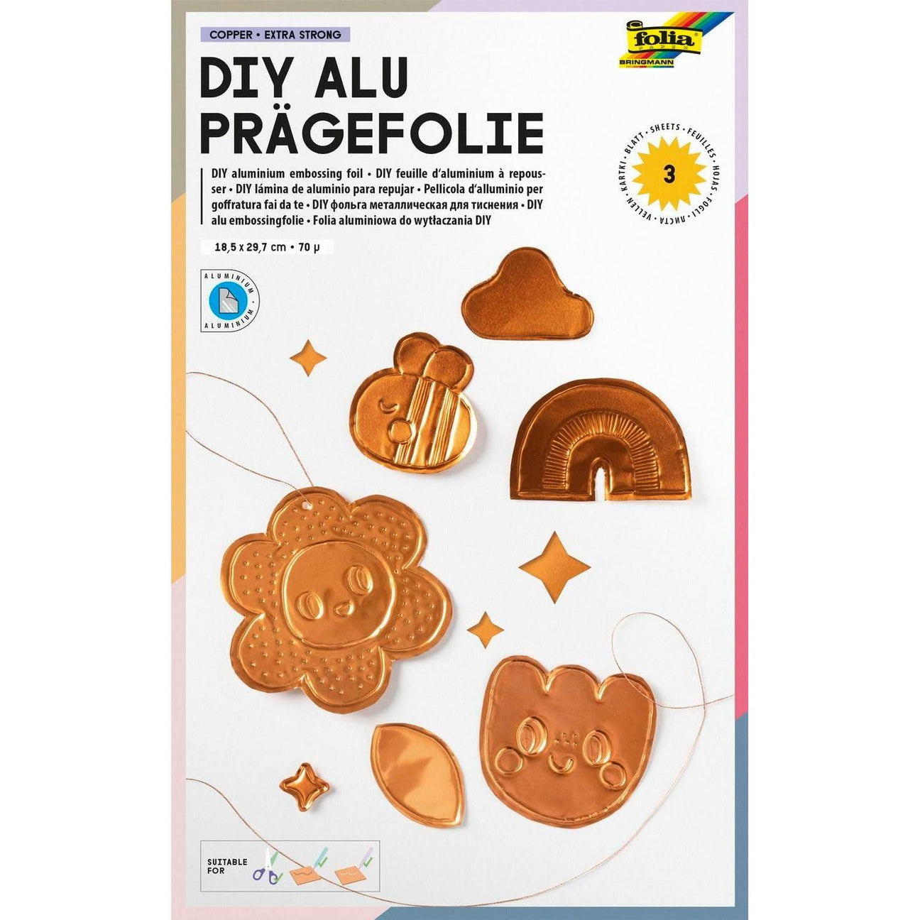 Folia - Aluminium embossing foil - Copper | Scout & Co