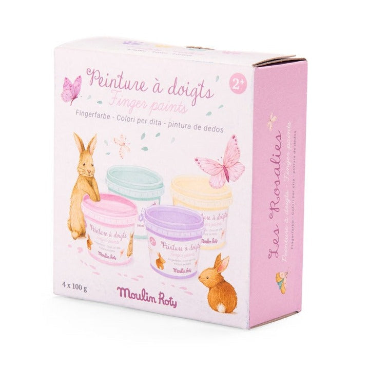 Moulin Roty - Les Rosalies pastel finger paints - set of 4 | Scout & Co