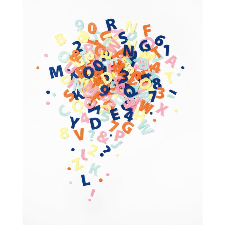 Folia - Felt decor shapes - Letters & Numbers | Scout & Co