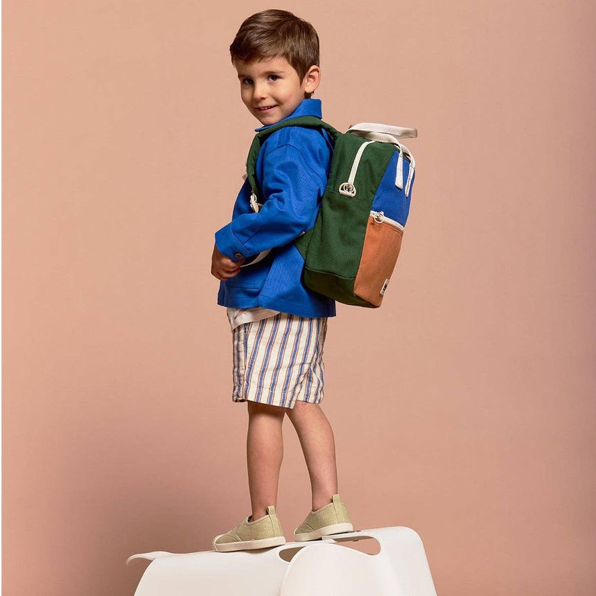 Hindbag - Arthur Tricolour Backpack - Electric Blue | Scout & Co