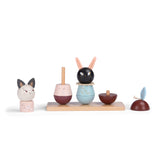 Moulin Roty - Apres La Pluie wooden stacking trio | Scout & Co