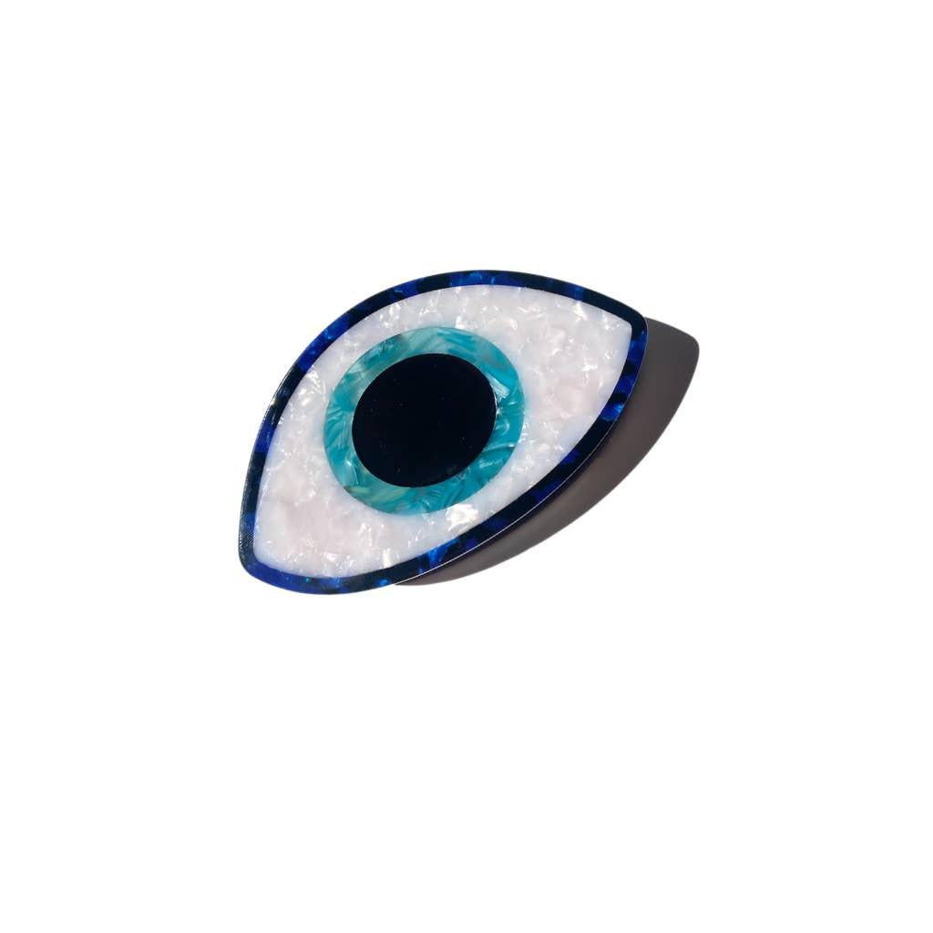 Solar Eclipse - Evil Eye handpainted hair claw | Scout & Co