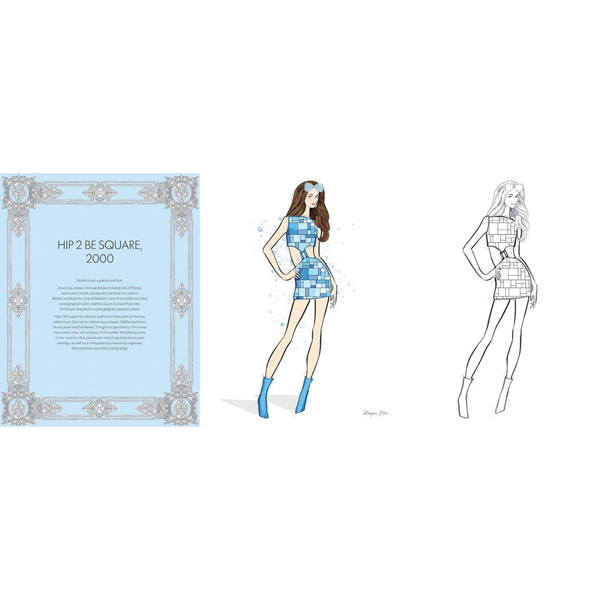 Barbie: Colour-Your-Own Art: 20 Pull-out Posters - Megan Hess | Scout & Co