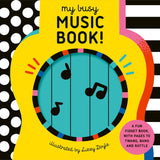 My Busy Music Book!: A Playful Music Book with Pages to Twang, Bang, and Rattle! | Scout & Co