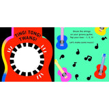 My Busy Music Book!: A Playful Music Book with Pages to Twang, Bang, and Rattle! | Scout & Co