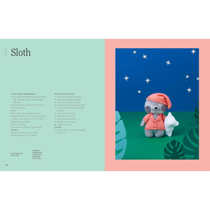 Little Bunny Travels The World: Simple Sewing Patterns for Little Felt Animals - Anabella Cahwje | Scout & Co