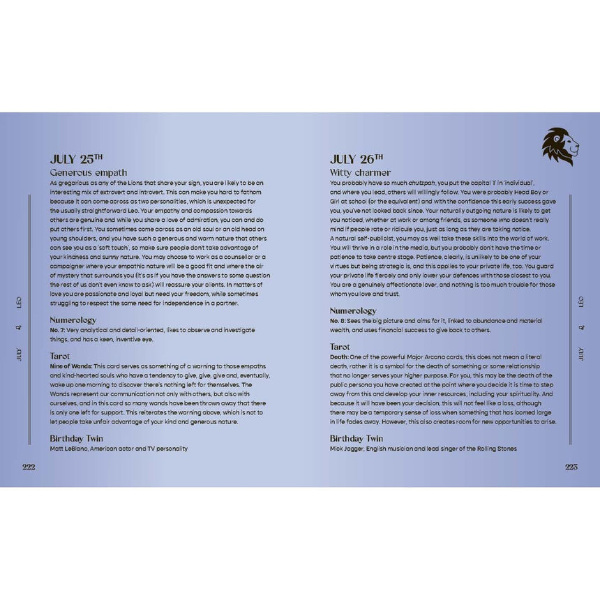 The Book of Birthdays: Unlock the Secrets of Your Birthdate - Gaia Elliott | Scout & Co