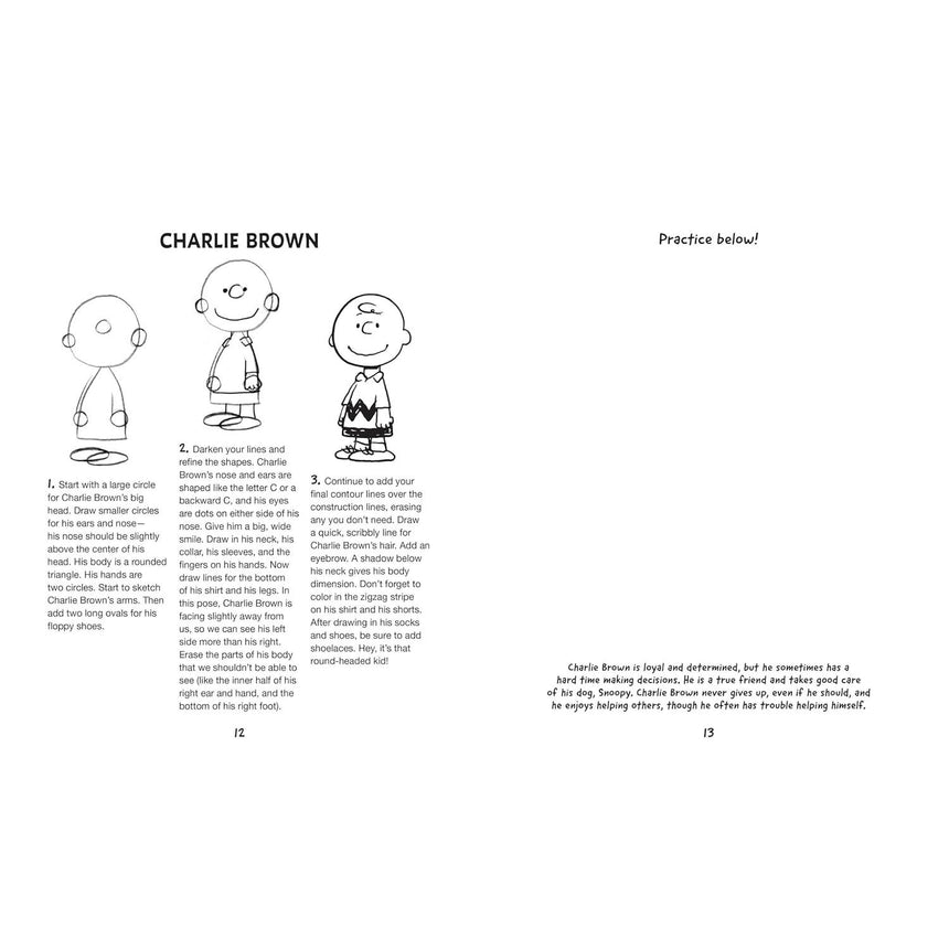 How To Draw Peanuts For Kids - Charles M Schulz | Scout & Co
