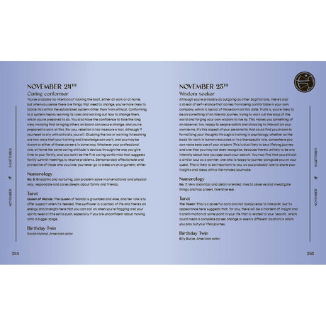 The Book of Birthdays: Unlock the Secrets of Your Birthdate - Gaia Elliott | Scout & Co