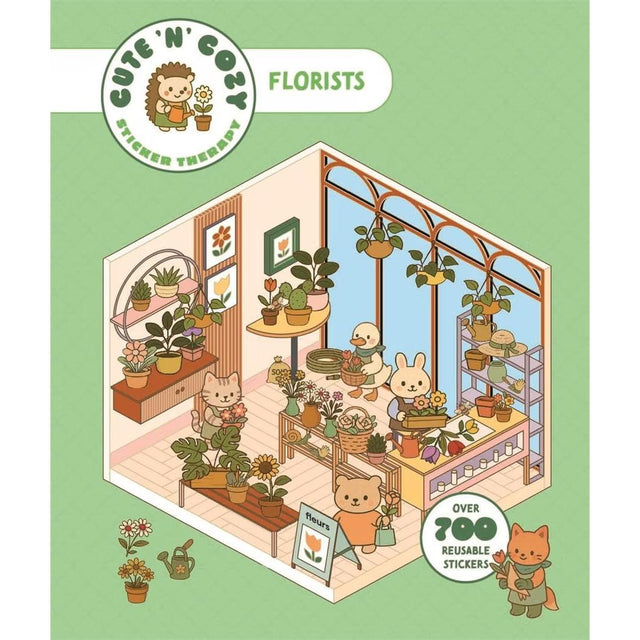 Cute 'n' Cozy Sticker Therapy: Flower Shops - Zenny Abanales | Scout & Co