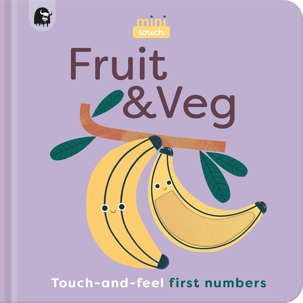 MiniTouch: Fruit & Veg - touch-and-feel first numbers board book | Scout & Co