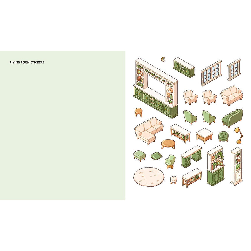 Cute 'n' Cozy Sticker Therapy: Make Your Own Adorable Room Sets - Zenny Abanales | Scout & Co