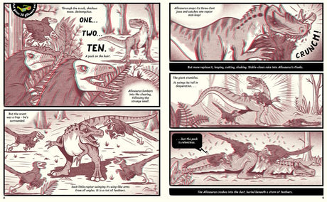 3D Dino Rumble: Watch Who Wins With 3D Glasses - Anne and Steve Brusatte