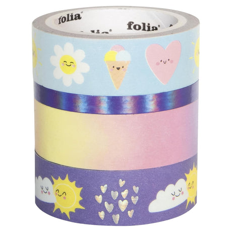 Folia - Washi tapes set of 4 - Sunny Side | Scout & Co