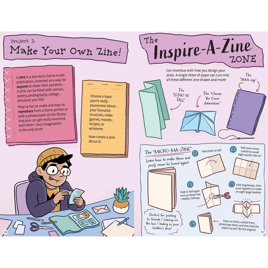 Graphic Novel Builder: The illustrated guide to making your own comics - Edward Ross | Scout & Co