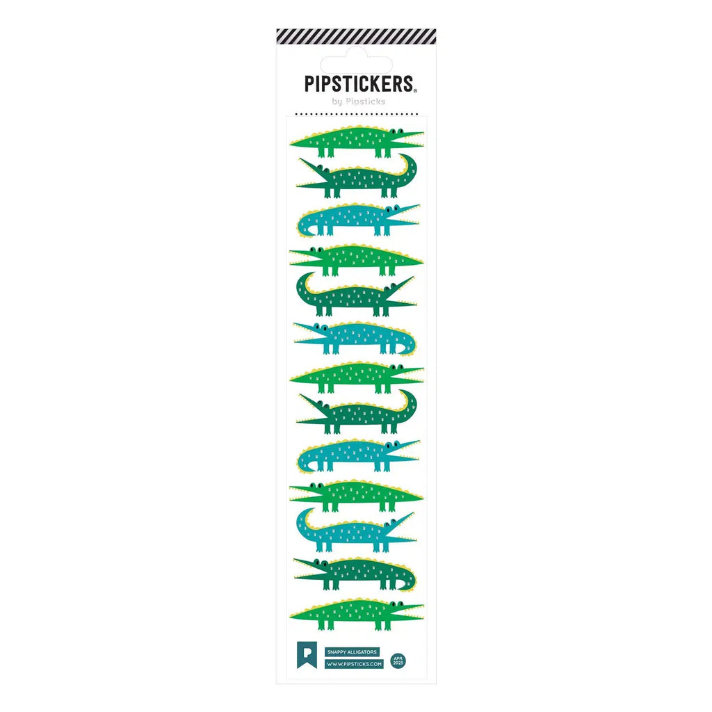 Pipsticks - Snappy Alligators sticker sheet | Scout & Co