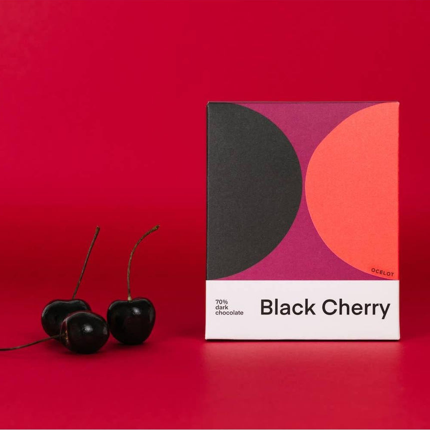 Ocelot - Black Cherry dark chocolate bar | Scout & Co