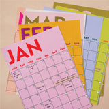 Good Tuesday - Monthly Undated A3 Wall Planner - Colourburst | Scout & Co