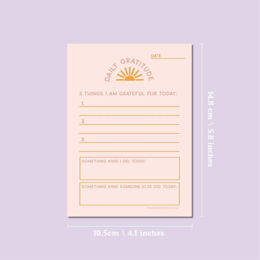 Daily Gratitude Pad | A6 | Scout & Co