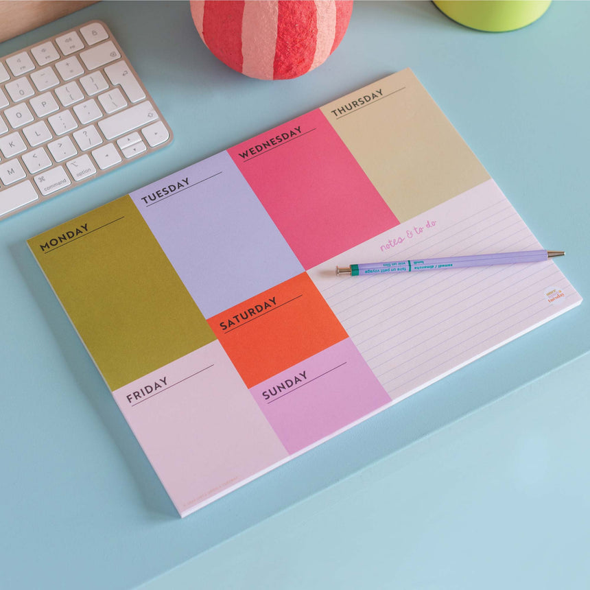 Good Tuesday - A4 Weekly Planner Pad - Block My Life | Scout & Co