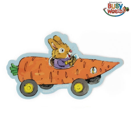 3P4 x Richard Scarry - Carrot Car sticker | Scout & Co