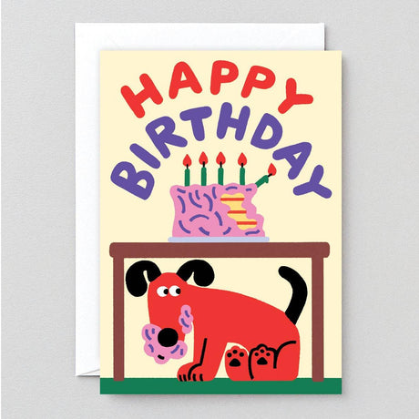 Wrap - Dog Ate The Cake birthday card | Scout & Co