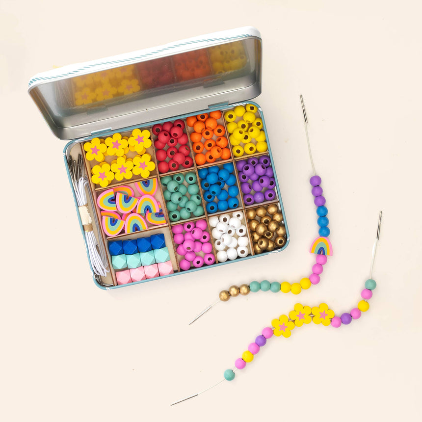 Cotton Twist - Rainbow Bloom Bracelet Making Kit | Scout & Co