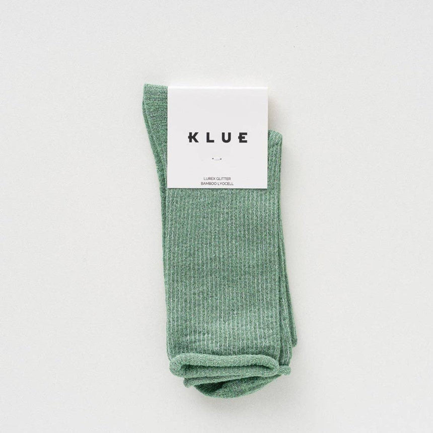 Klue - Glitter Lurex socks - Mint Green | Scout & Co