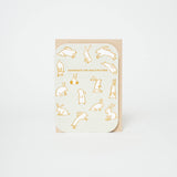 Egg Press - Congrats on Multiplying - new baby letterpress card | Scout & Co