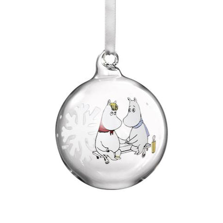 Muurla - Moomin Christmas glass bauble - Snowflake | Scout & Co