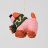 Wrap - Flip Dog hanging felt ornament | Scout & Co