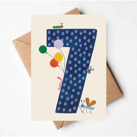 Daria Solak - 7th birthday card | Scout & Co